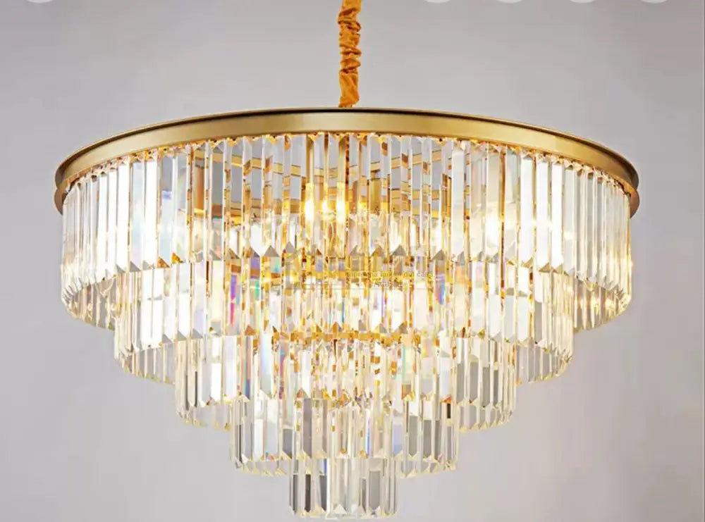 Candelabru Cristal Contemporary Beauty Gold 60Cm Chandeliers Crystal