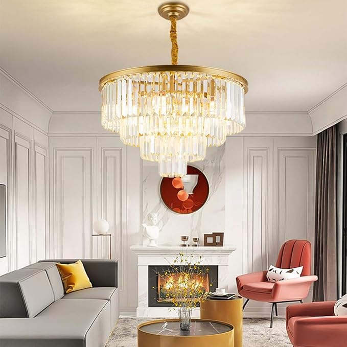 Candelabru Cristal Contemporary Beauty Gold 60cm