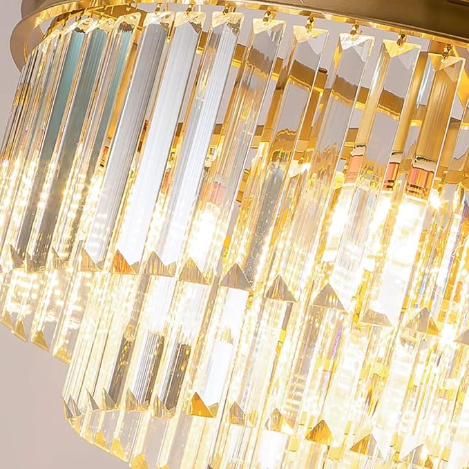 Candelabru Cristal Contemporary Beauty Gold 60cm