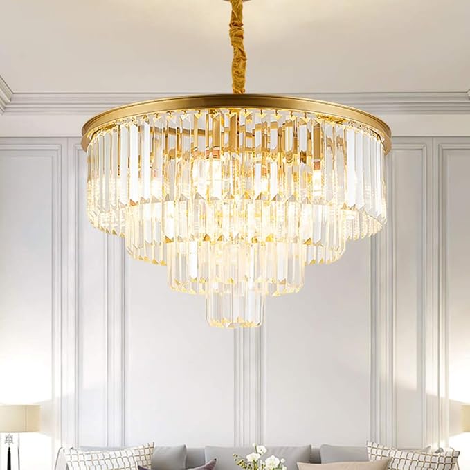 Candelabru Cristal Contemporary Beauty Gold 60cm