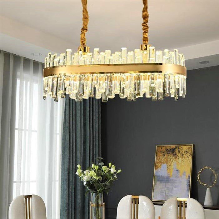 Candelabru LED 200W Cristal MILAN 800x350mm Telecomanda