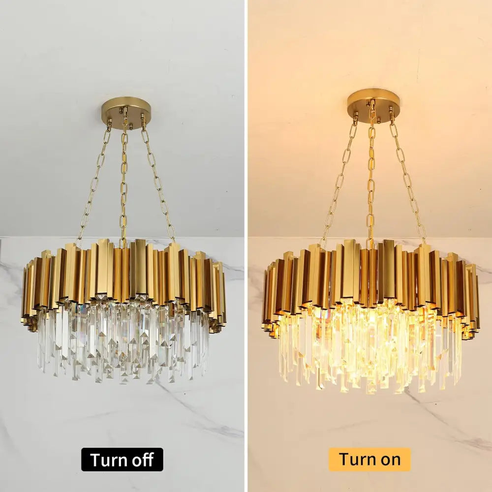 Candelabru Cristal Glory Gold Grande 400Mm Chandeliers Crystal