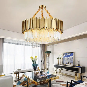 Candelabru Cristal GLORY GOLD GRANDE 800mm