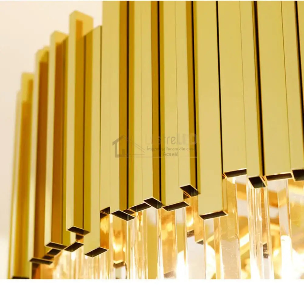 Candelabru Cristal Glory Golden Luxury 180Cm Chandeliers Crystal