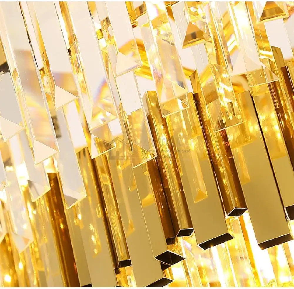 Candelabru Cristal Glory Golden Luxury 800 + 500Mm Chandeliers Crystal