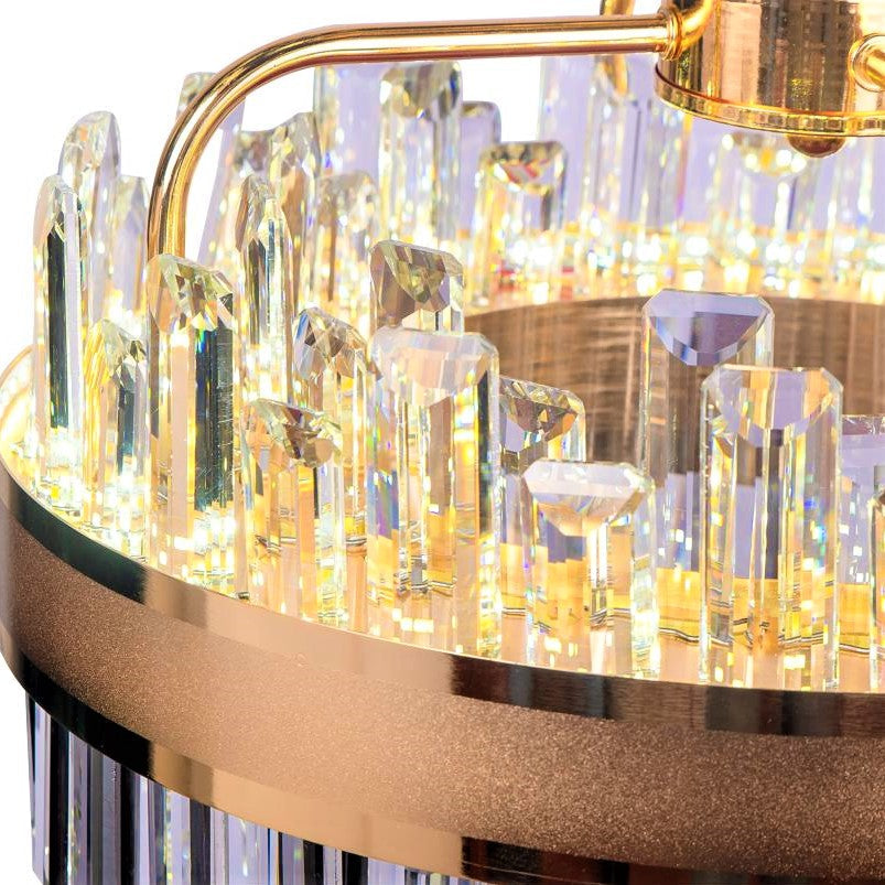 Candelabru LED 100W Cristal MILAN 400mm Telecomanda