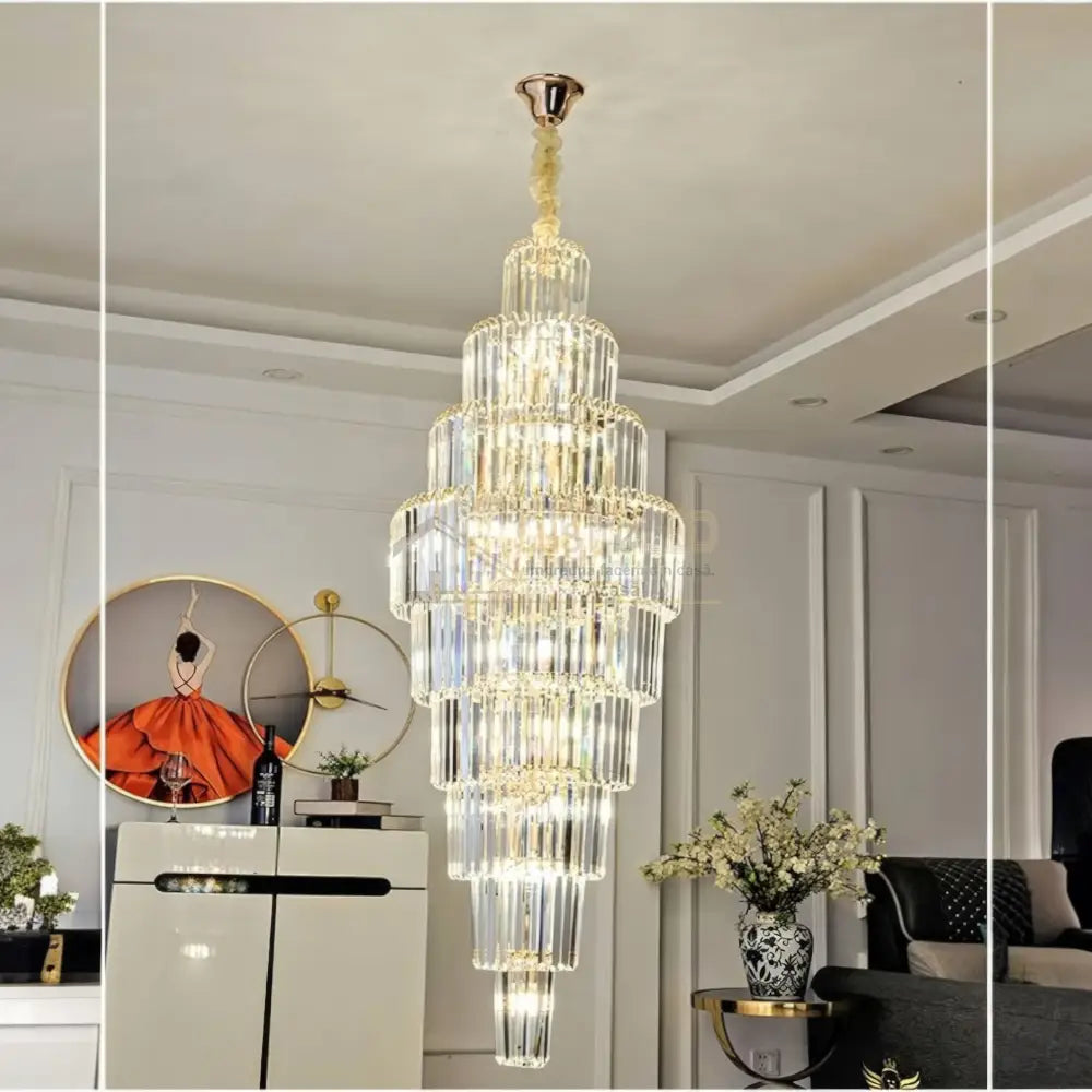 Candelabru 28xE14 Cristal LUXURY Malli 230cm AURIE / 180CM / LUXURY Chandeliers Crystal