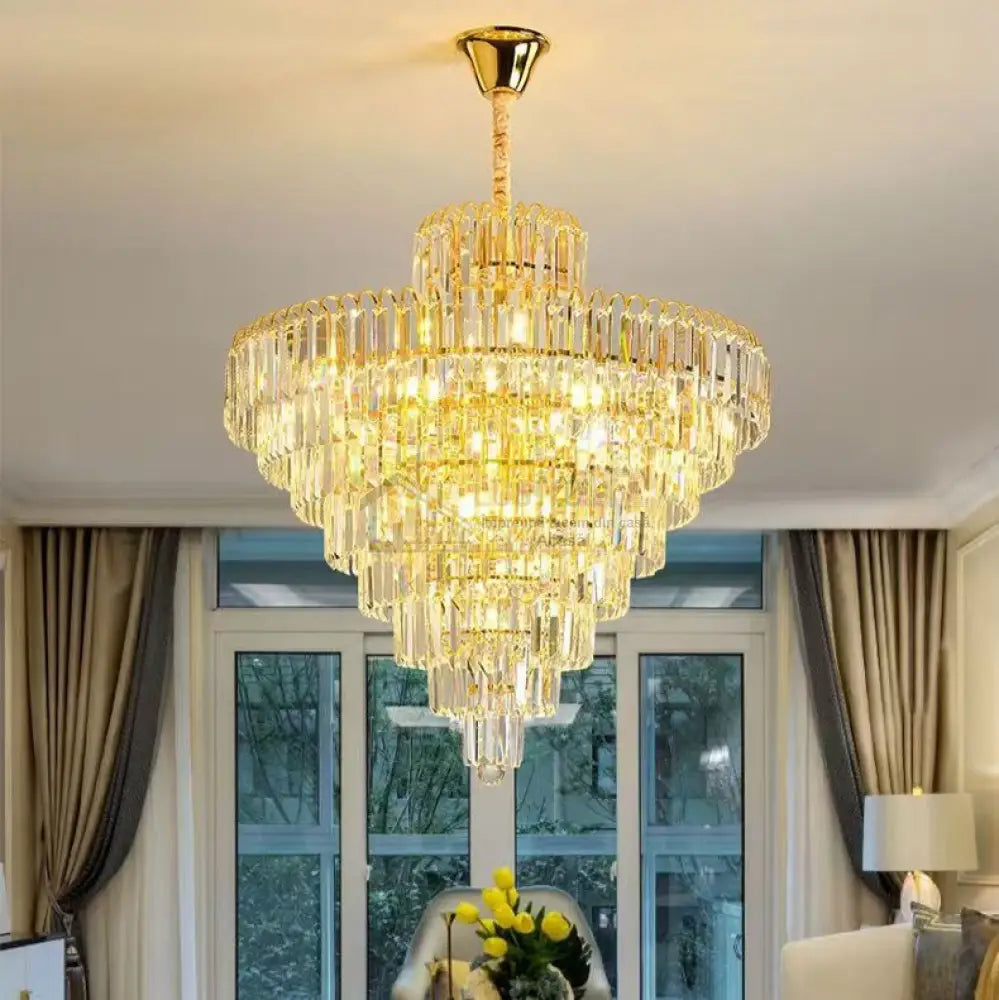 Candelabru Cristal Elegance 8 Becuri E14 si 94cm AURIE / CRISTAL / 90CM Chandeliers Crystal