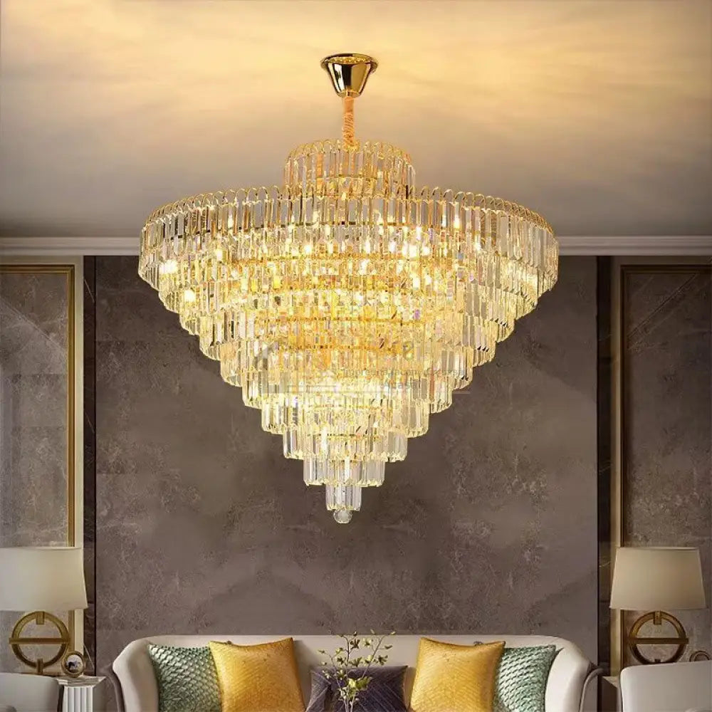 Candelabru Cristal Elegance 8 Becuri E14 si 94cm (Copy) AURIE / CRISTAL / 90CM Chandeliers Crystal