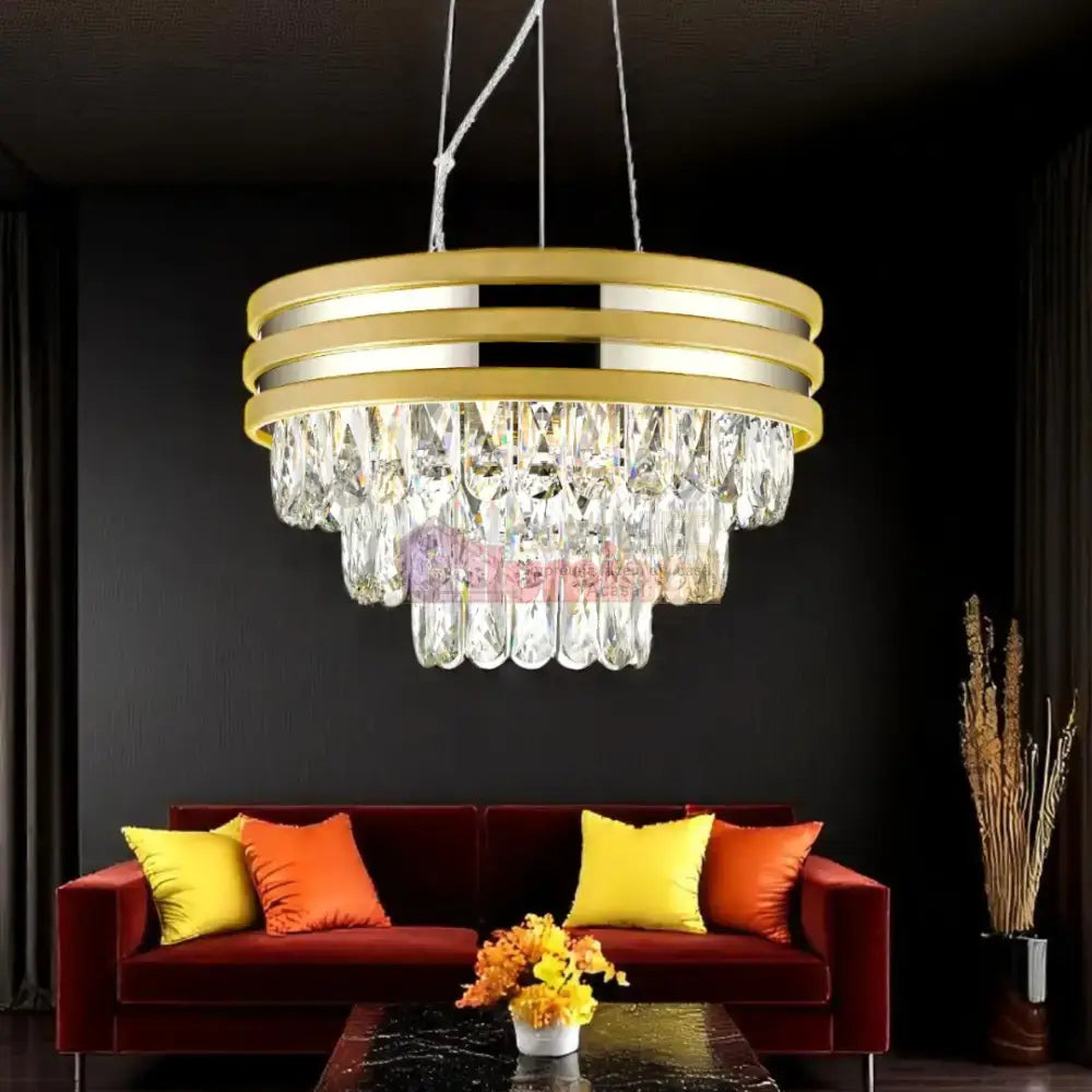 Candelabru Cristal Gold Premium Luxury NAICA lustreled.ro