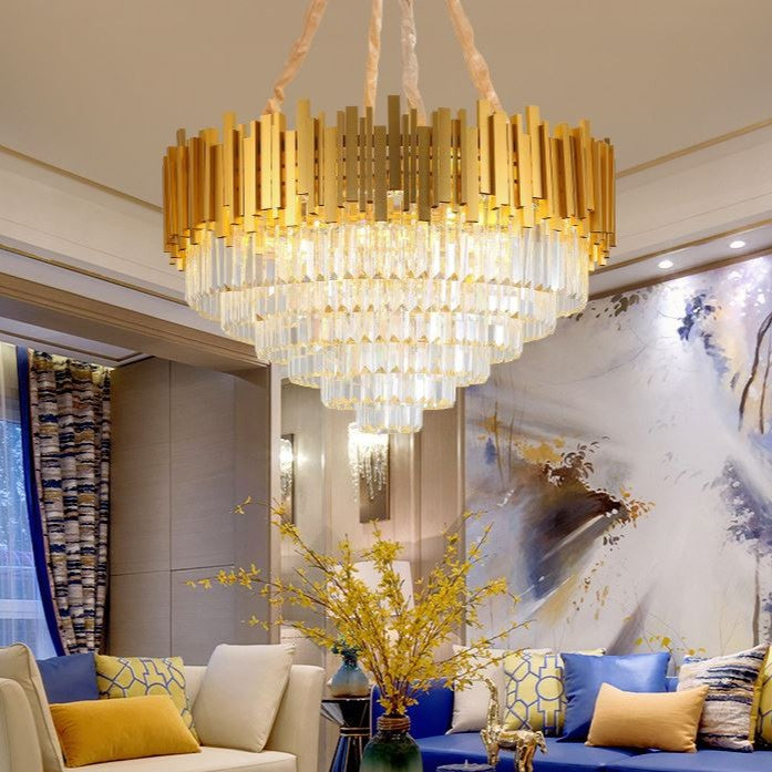 Candelabru Cristal GOLDEN MAXI 720mm