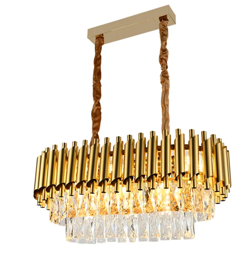 Candelabru Cristal Golden Panther 800x300mm