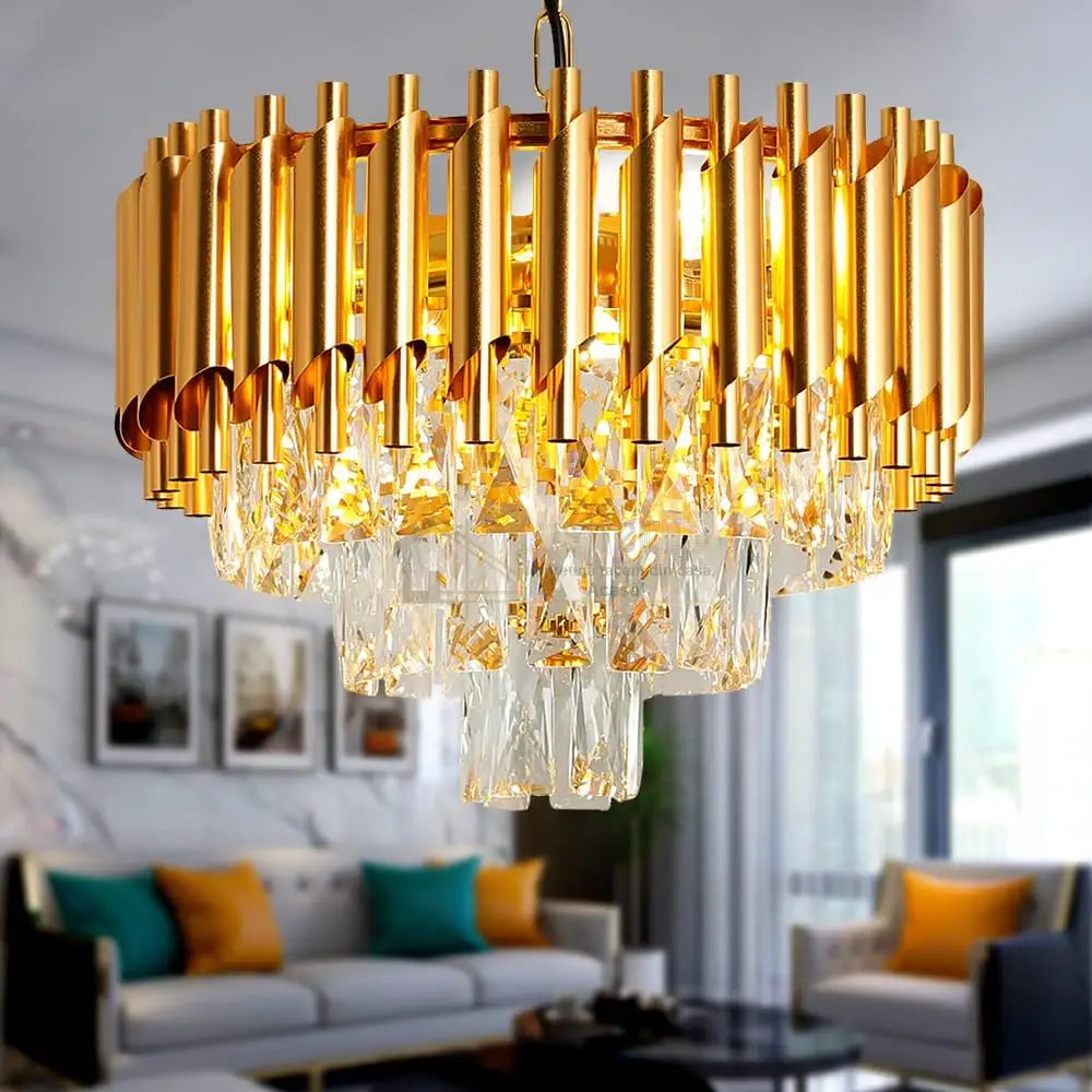 Candelabru Cristal Golden Panther 400Mm Chandeliers Crystal