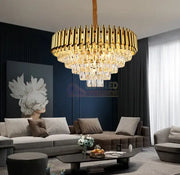 Candelabru Cristal Golden Panther 500Mm Chandeliers Crystal