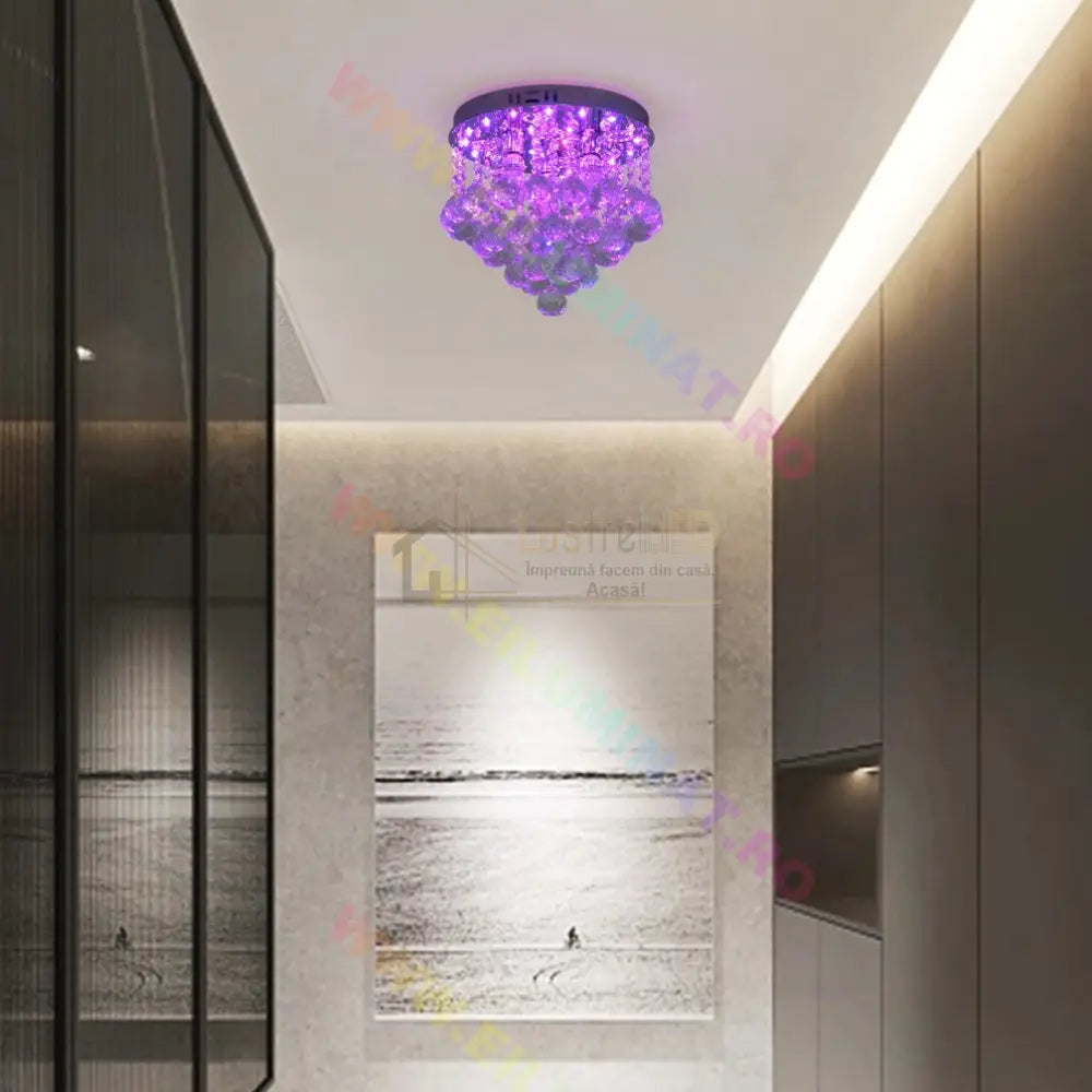Candelabru Cristal Lory Rgb Telecomanda Chandeliers