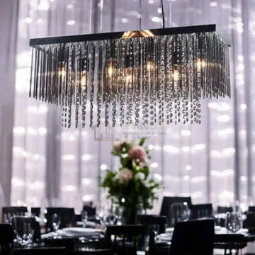 Candelabru Cristal Luxury Black Beauty 75X25Cm Chandeliers Crystal
