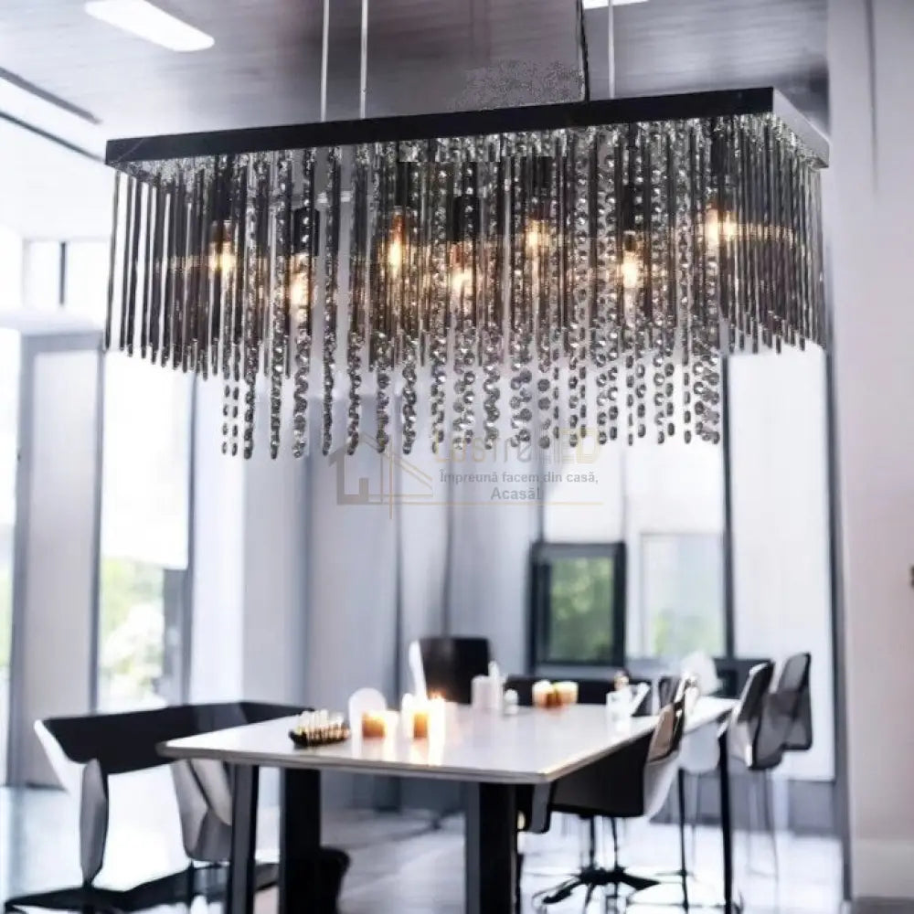 Candelabru Cristal Luxury Black Beauty 75X25Cm Chandeliers Crystal