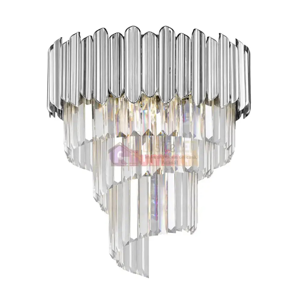 Candelabru Cristal Luxury Chrome GLADIUS lustreled.ro