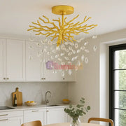 Candelabru Cristal Luxury Gold CINDY lustreled.ro