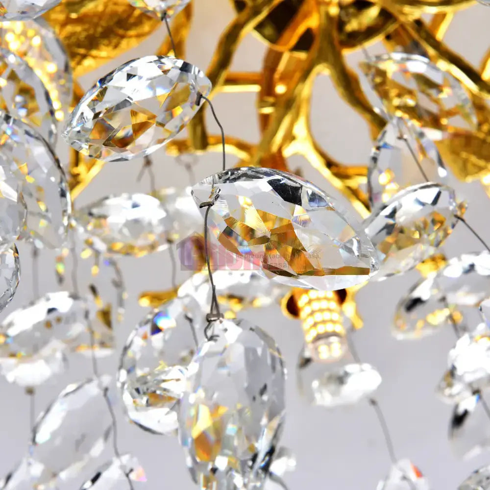 Candelabru Cristal Luxury Gold CINDY lustreled.ro
