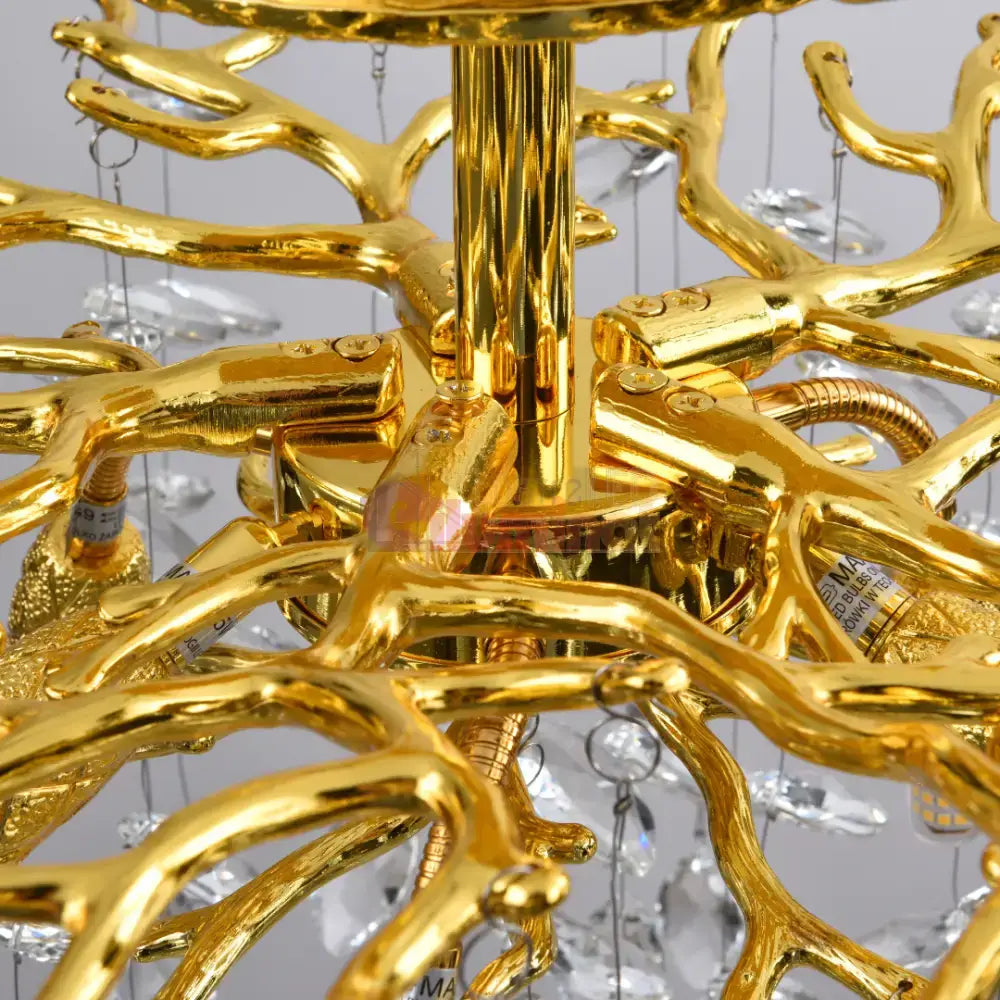 Candelabru Cristal Luxury Gold CINDY lustreled.ro