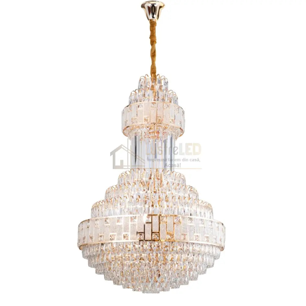 Candelabru Cristal Luxury Golden 120Cm -L301 Chandeliers Crystal