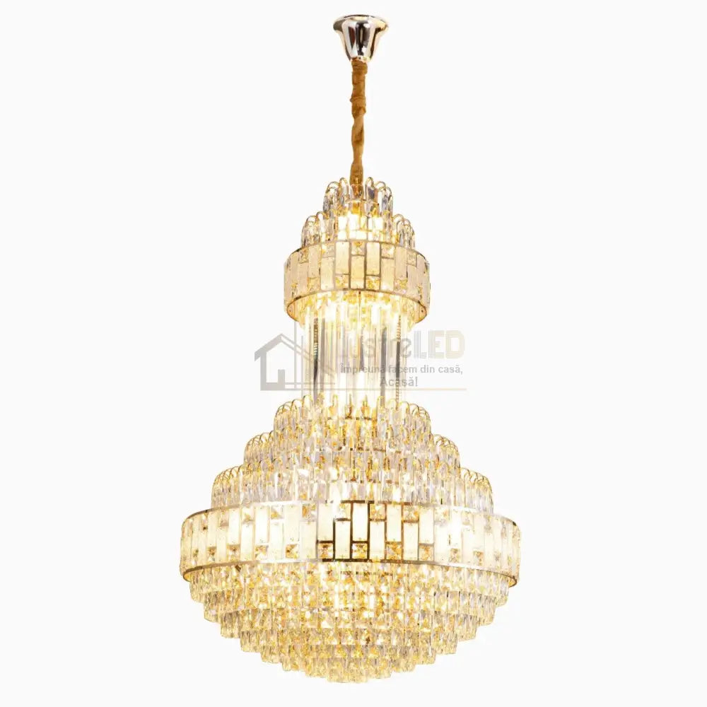 Candelabru Cristal Luxury Golden 120Cm -L301 Chandeliers Crystal