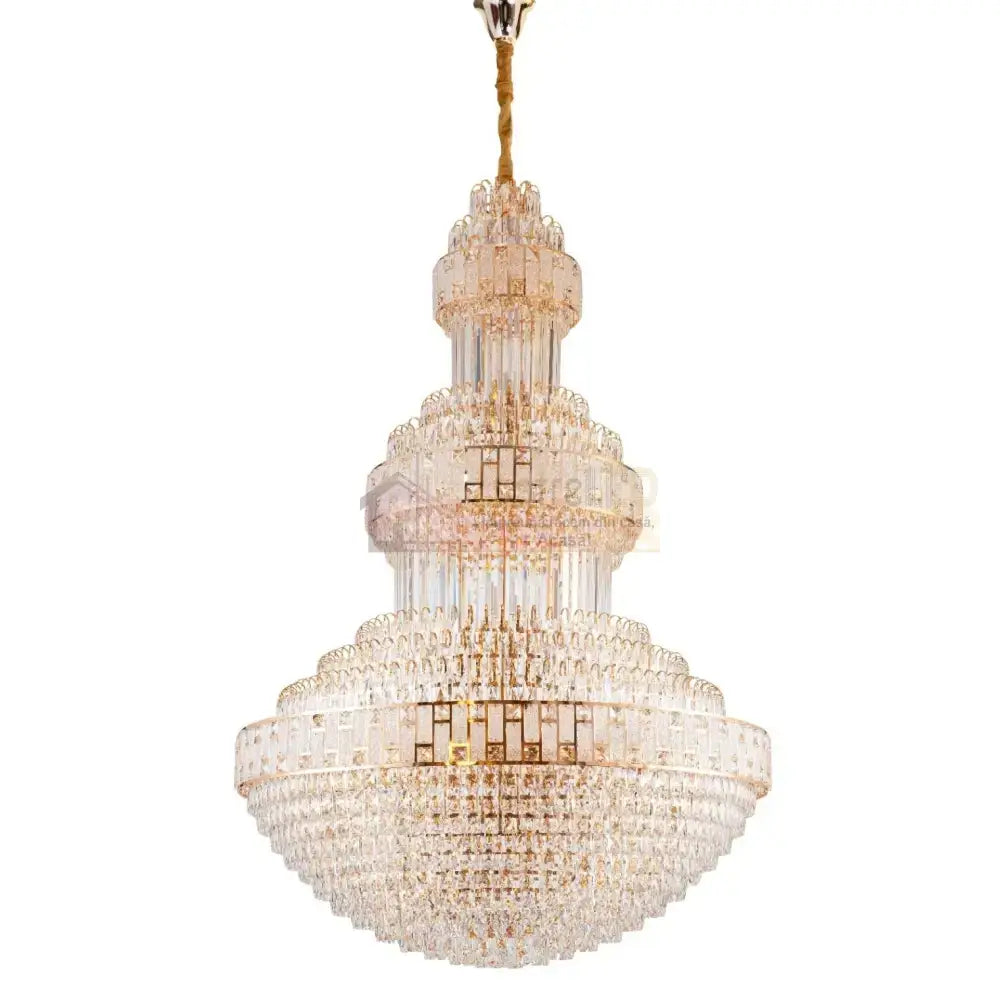 Candelabru Cristal Luxury Golden 180Cm -L301 Chandeliers Crystal