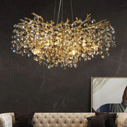 Candelabru Cristal LUXURY Golden SunFlower 601