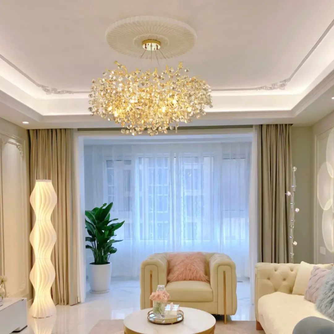 Candelabru Cristal LUXURY Golden SunFlower 601