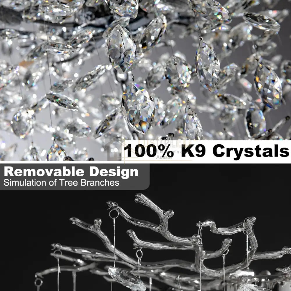 Candelabru Cristal LUXURY Silver CINDY 80cm lustreled.ro