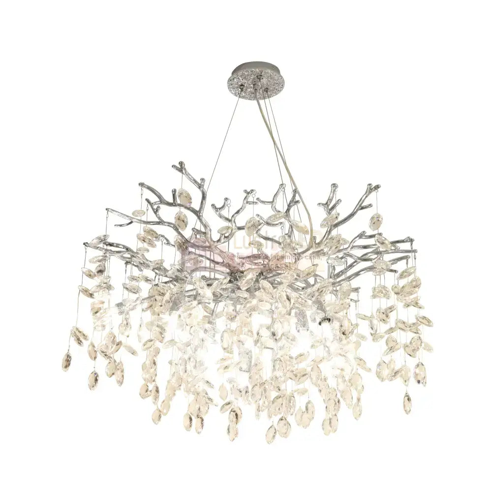 Candelabru Cristal LUXURY Silver CINDY 80cm ARGINTIE / 80CM / LUXURY Chandeliers Crystal