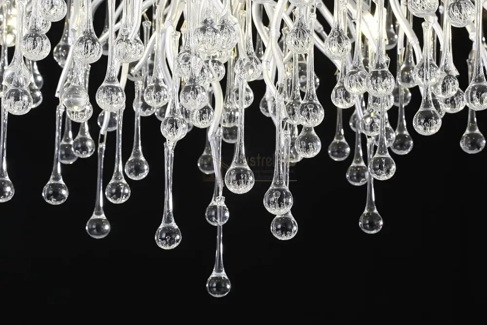 Candelabru Cristal Luxury Silver Tears 80Cm Chandeliers Crystal