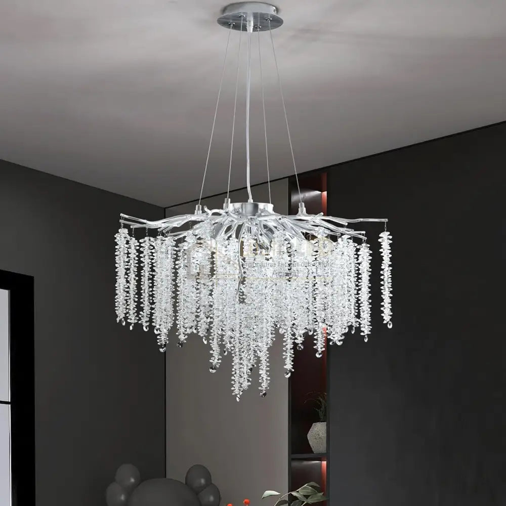 Candelabru Cristal Luxury Silver Willow 100Cm Chandeliers Crystal