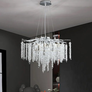 Candelabru Cristal LUXURY Silver Willow 80CM