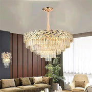 Candelabru Cristal Malli Golden Chandeliers Crystal