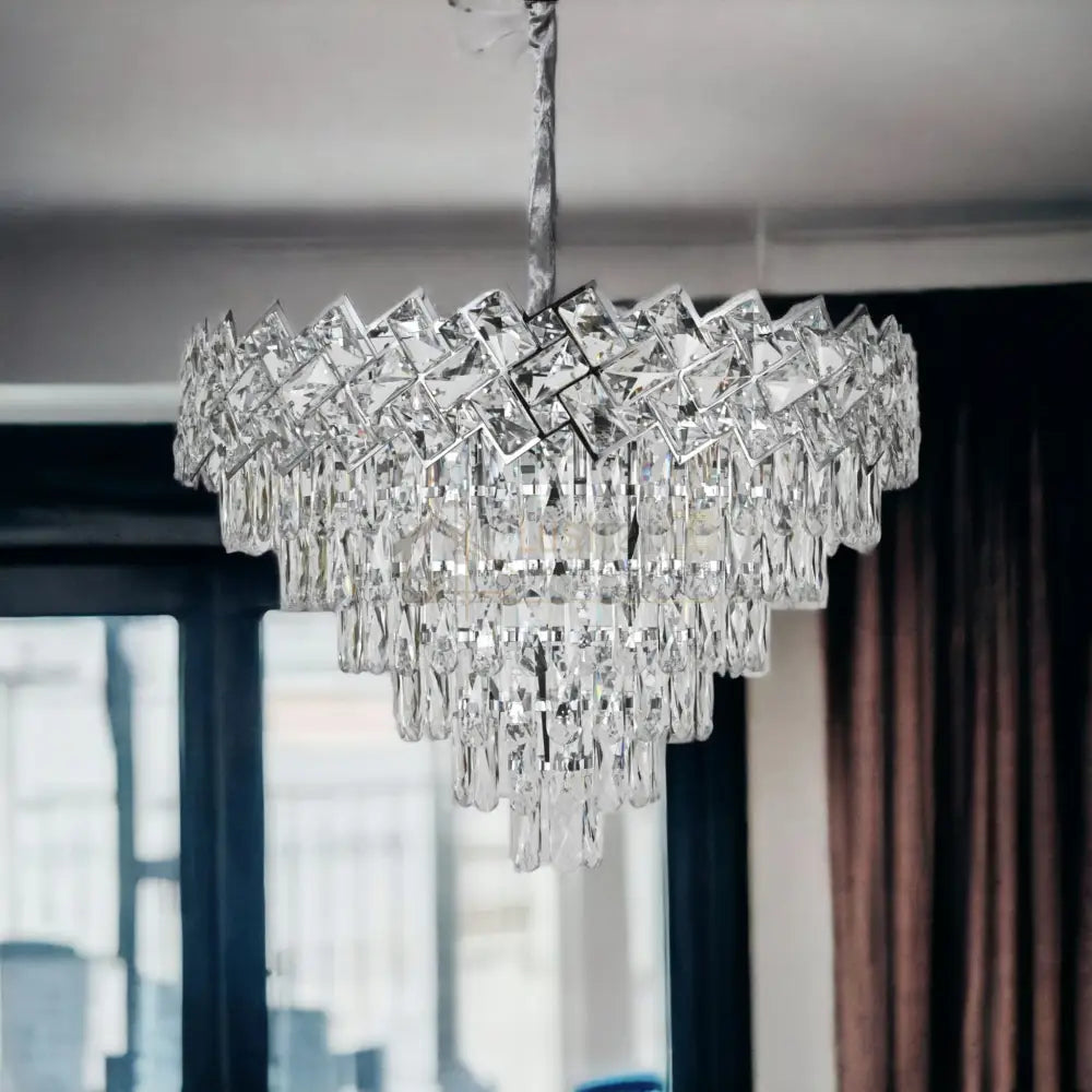 Candelabru Cristal Malli Silver 60Cm Chandeliers Crystal