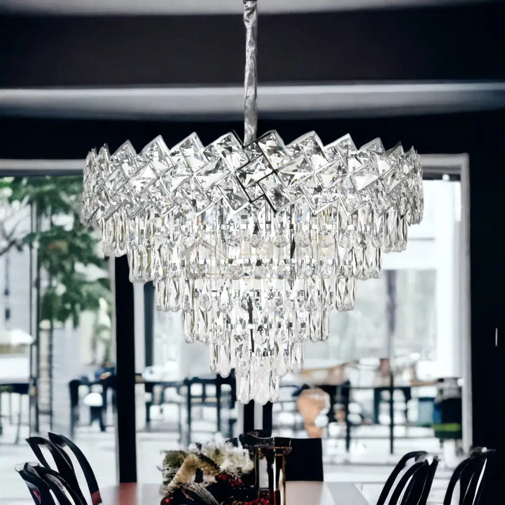 Candelabru Cristal Malli Silver 60Cm Chandeliers Crystal