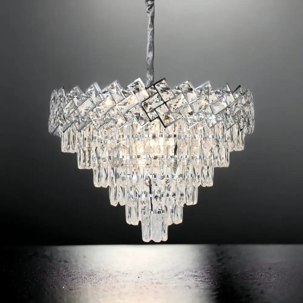 Candelabru Cristal Malli Silver 60Cm Chandeliers Crystal