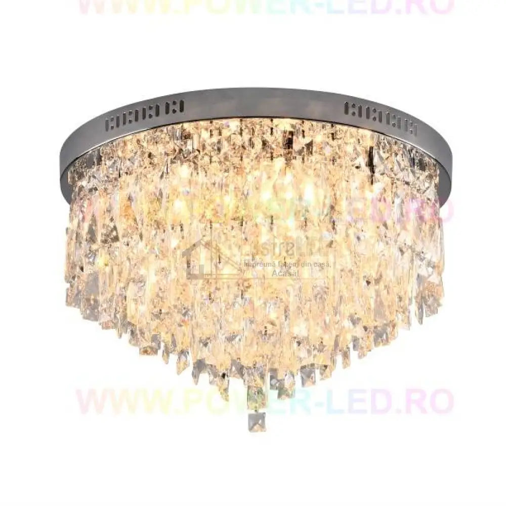 Candelabru Cristal Mary Silver Telecomanda Chandeliers