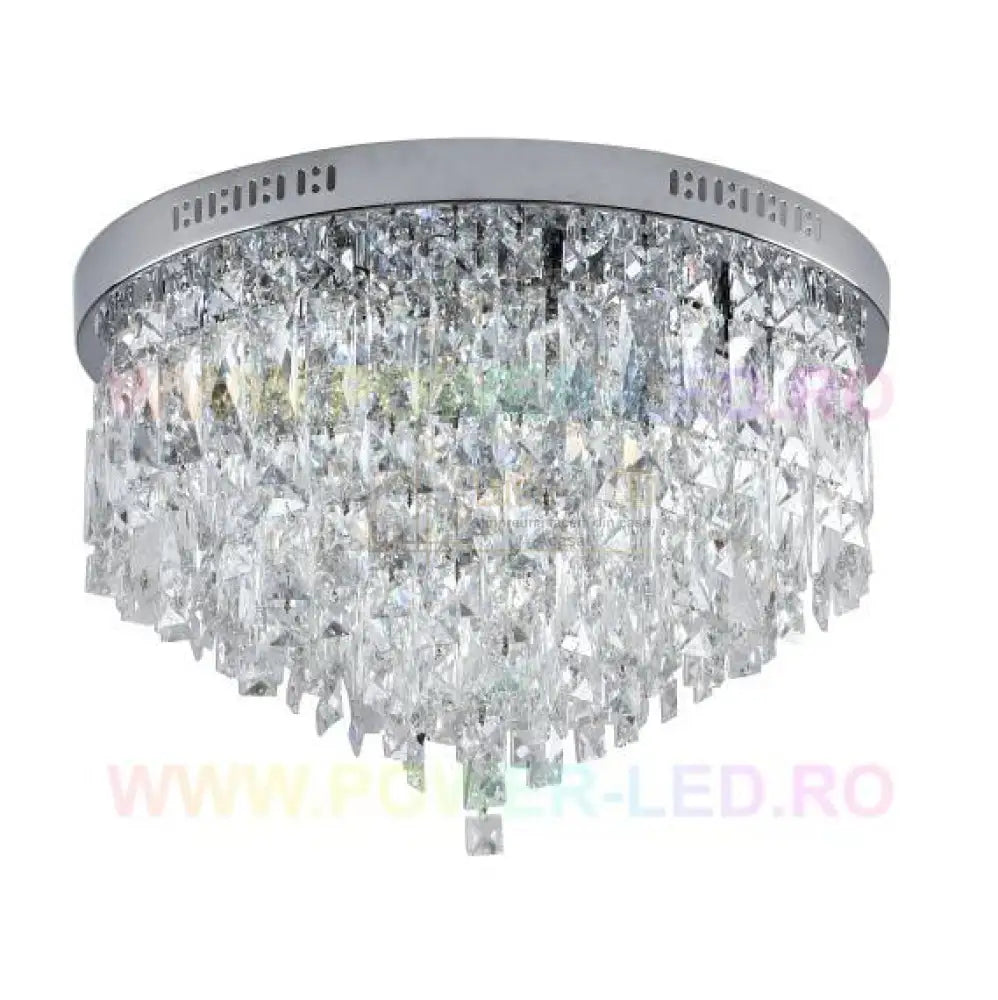 Candelabru Cristal Mary Silver Telecomanda Chandeliers