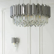 Candelabru Cristal GLORY CHROME GRANDE 600mm