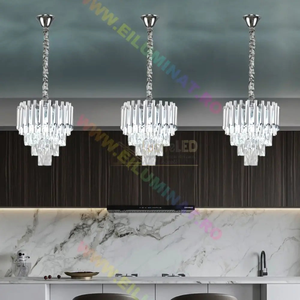 Candelabru Cristal Silver Panther 300Mm Chandeliers