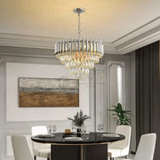 Candelabru Cristal Silver Panther Argintie / Cristal 50Cm Chandeliers