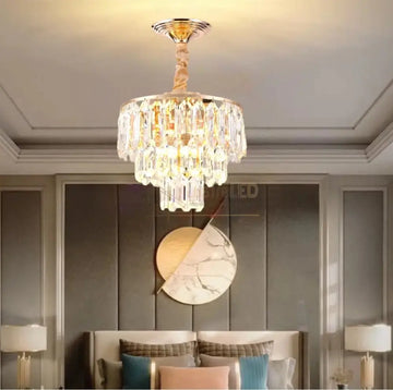 Candelabru Cristal Simply Golden 300Mm Chandeliers Crystal