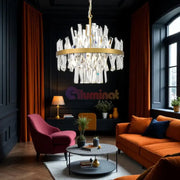 Candelabru Cristal Suspendat Luxury CONSTANTINOPOLE Premium 50cm lustreled.ro