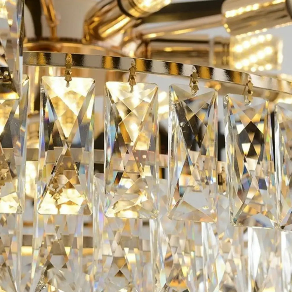 Candelabru Cristal 300mm WHITE PANTHER 8801/300 ALB + AURIU / CRISTAL / 30CM Chandeliers Crystal