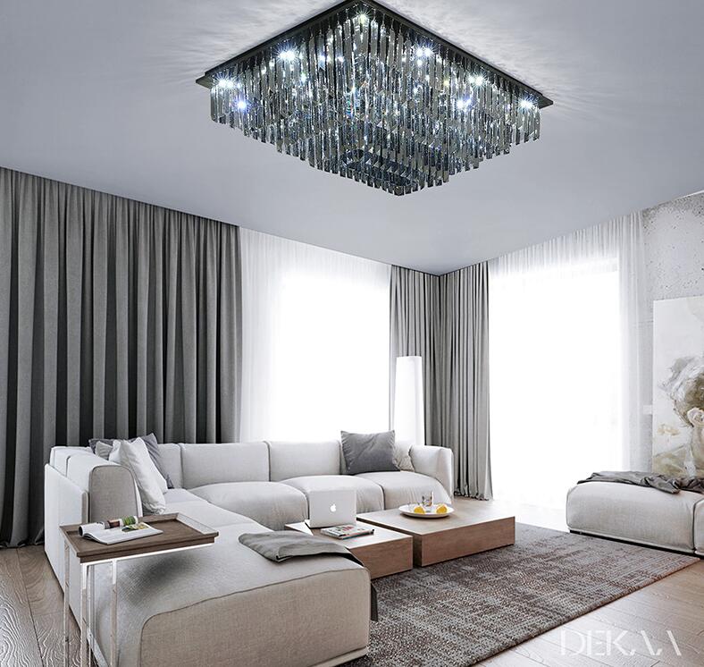 Candelabru Aplicat Cristal Dark Square Luxury