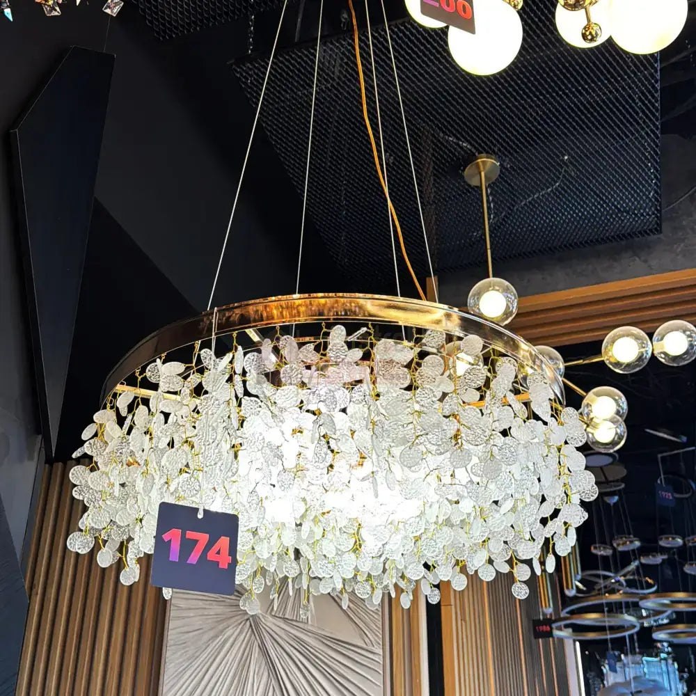 Candelabru Crystal LUGO Golden Chandeliers Crystal