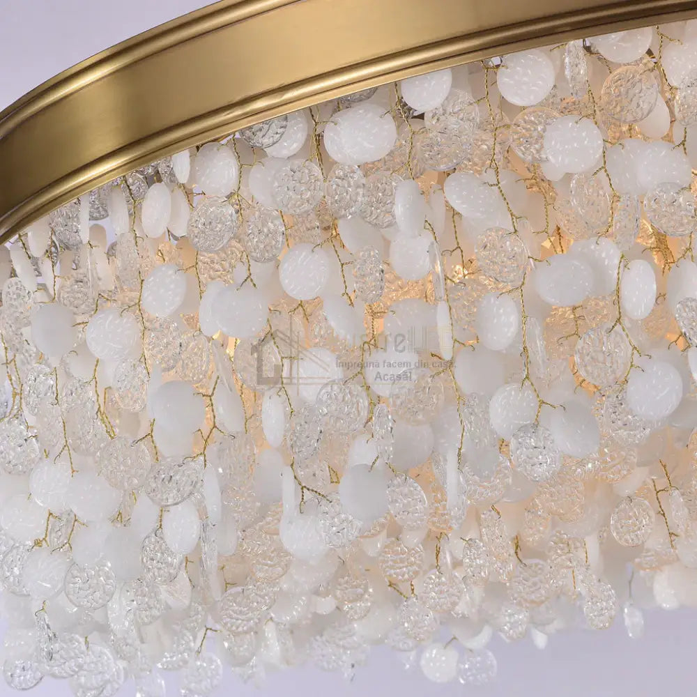 Candelabru Crystal LUGO Golden lustreled.ro